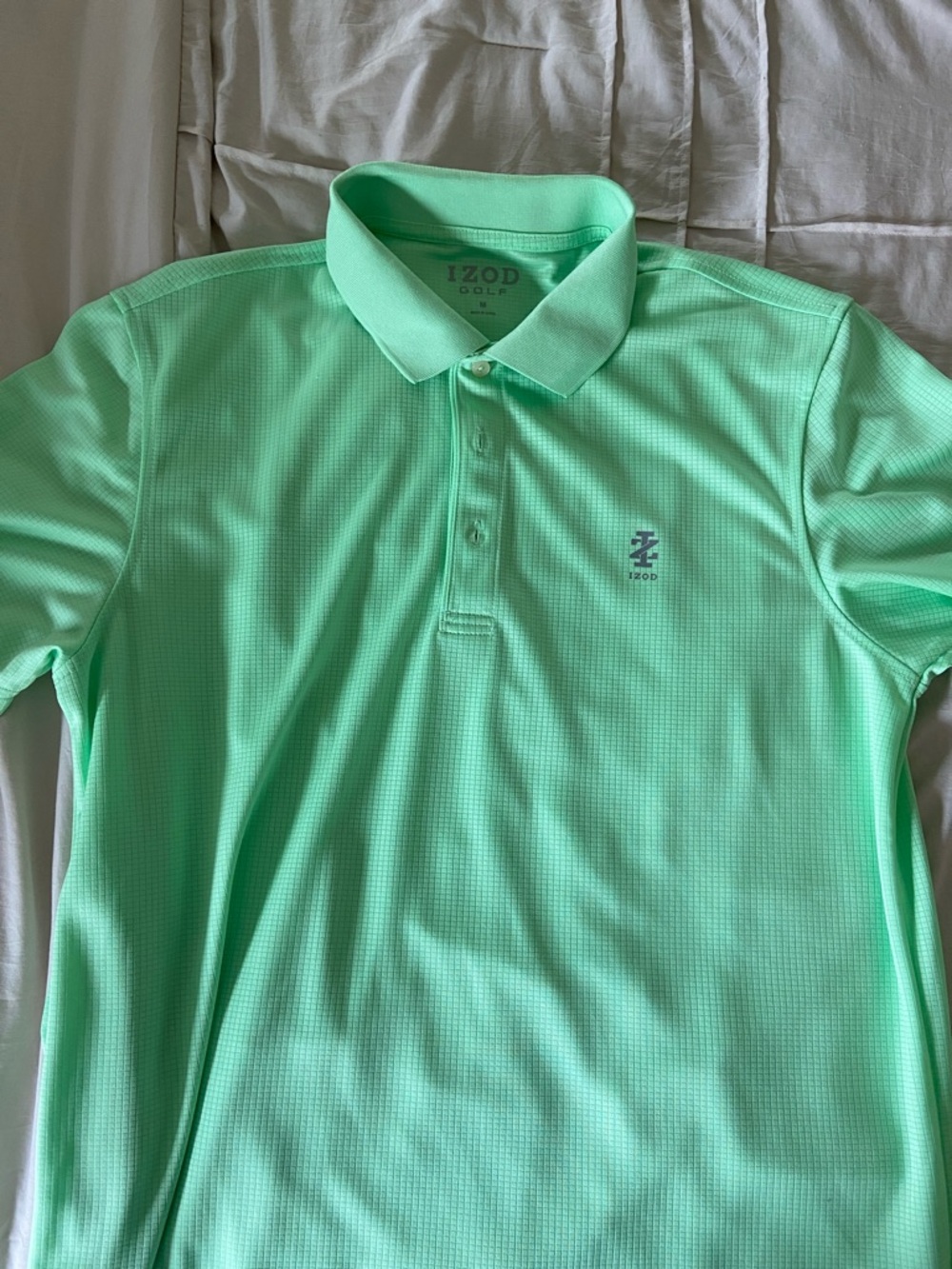 Izod Mint Green Golf Polo Shirt